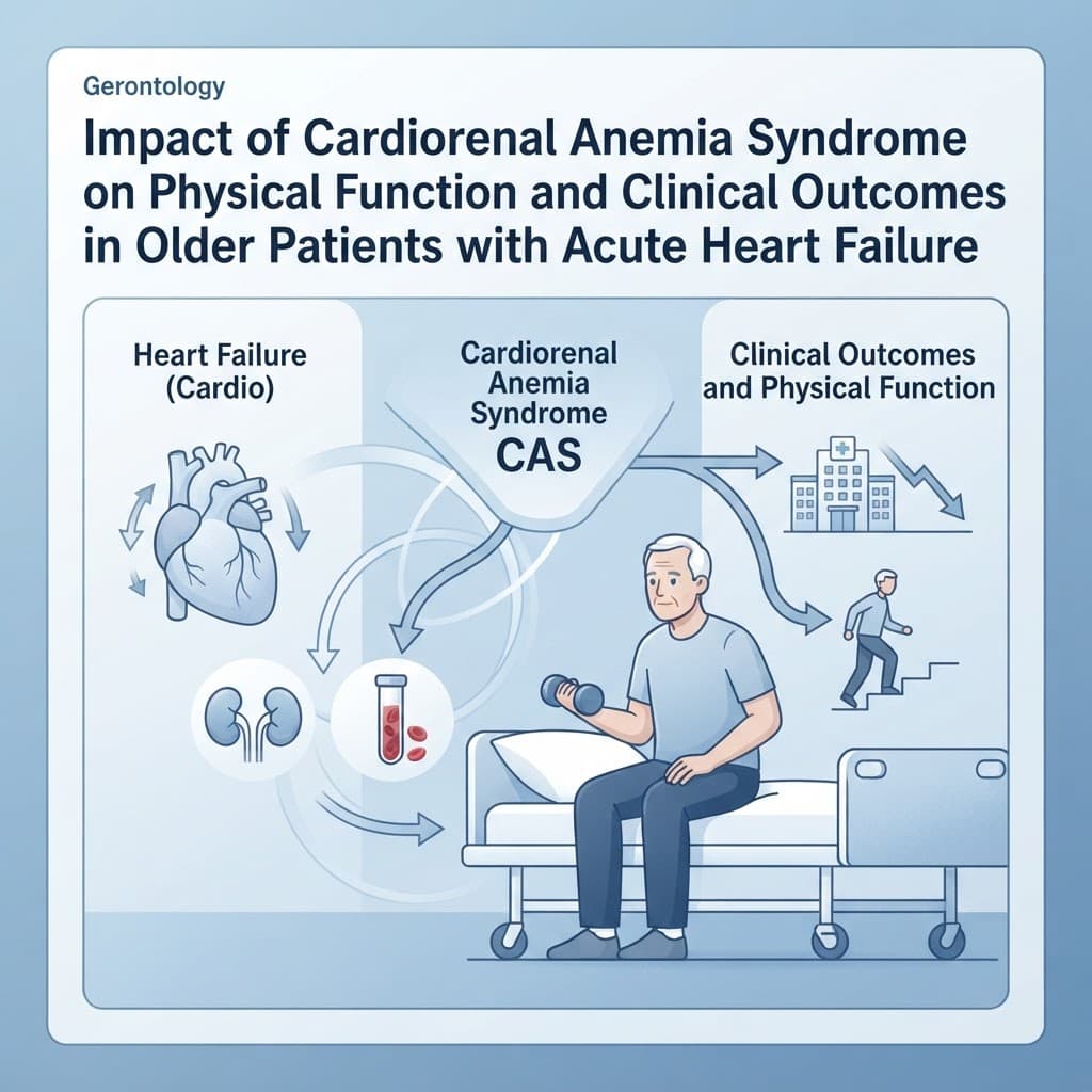 השפעת תסמונת אנמיה-לב-כליה על תפקוד פיזי ותוצאות קליניות בקרב קשישים עם אי-ספיקת לב חריפה