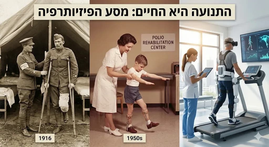 התנועה היא החיים: הסיפור המרתק על המקצוע שהחזיר לאנושות את החופש