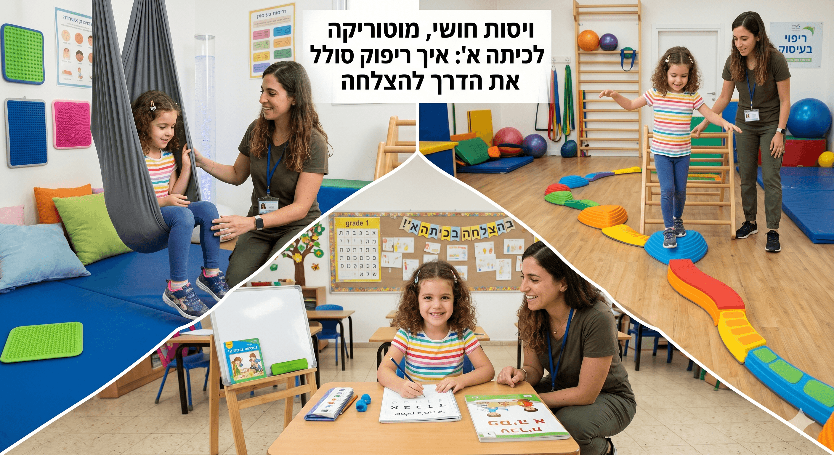 ויסות חושי, מוטוריקה והמעבר לכיתה א': איך ריפוי בעיסוק סולל את הדרך להצלחה