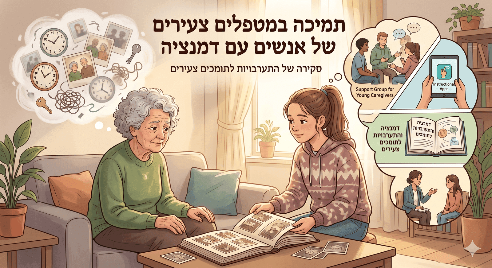 סבא שוב שאל איפה המפתחות: איך מסבירים לילדים שזו לא רק שכחה?