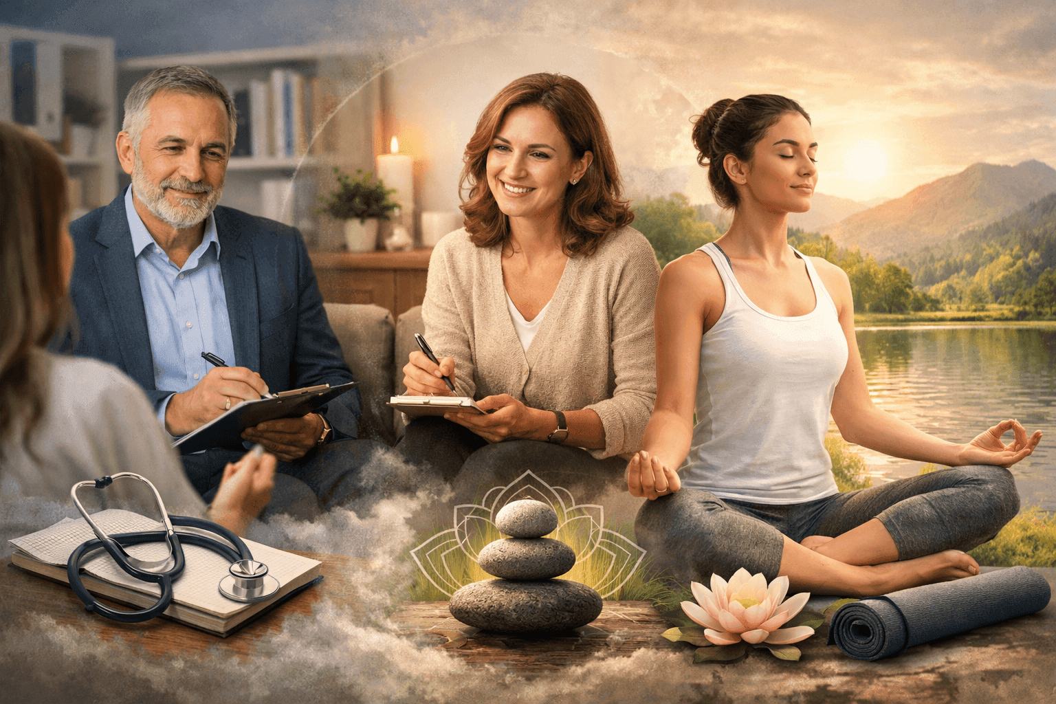 הפסיכיאטר, המטפלת והיוגה: למה הנפש שלנו צריכה את שלושתם — ולא רק אחד?